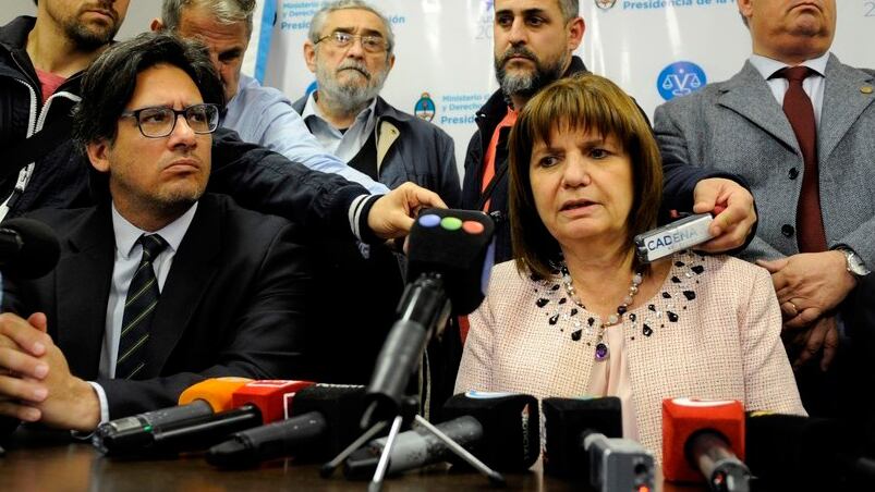 La ministra Bullrich habló del caso Maldonado antes de la nueva marcha convocada para este domingo.