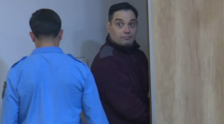 La mirada desafiante de Quinteros a la familia de Gancedo.