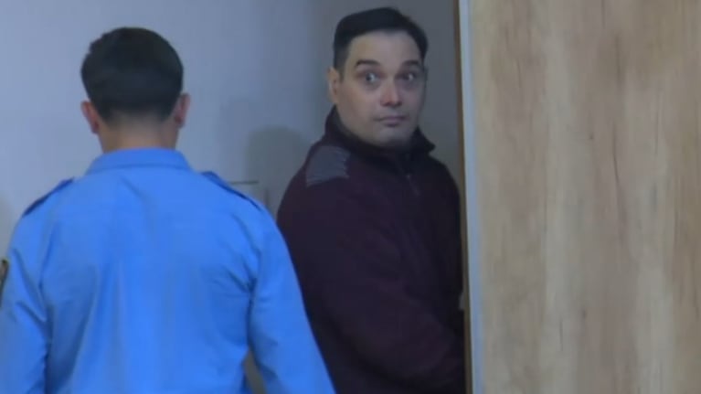 La mirada desafiante de Quinteros a la familia de Gancedo.