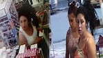 La misma mujer fue filmada robando en dos negocios en pocos días.