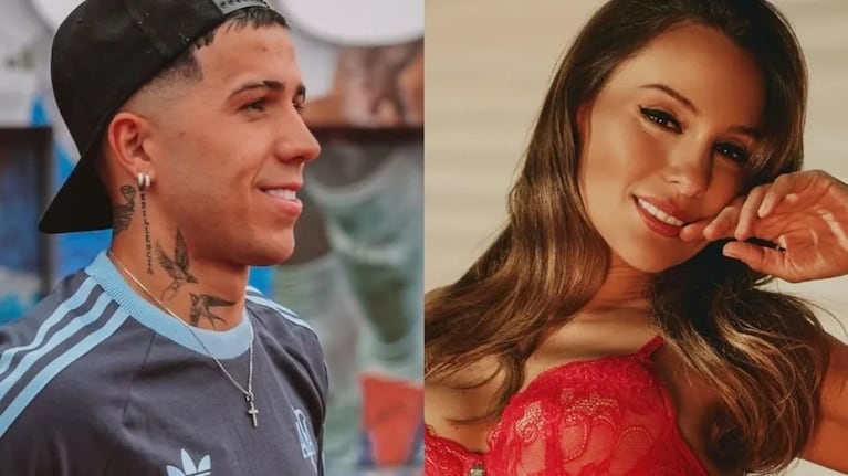 La modelo habló sobre los rumores que la vinculan al futbolista.