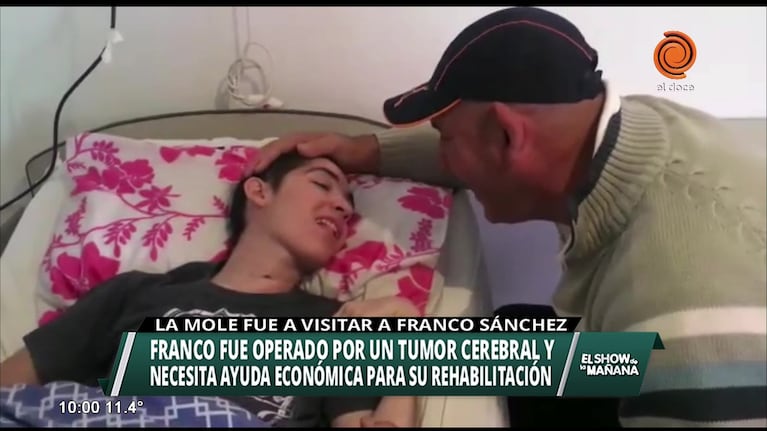 "La Mole" fue a visitar a Franco Sánchez