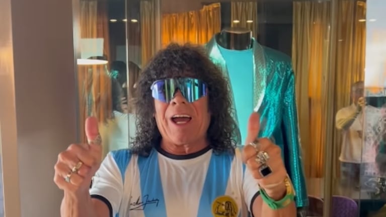 La Mona alentó a la Scaloneta