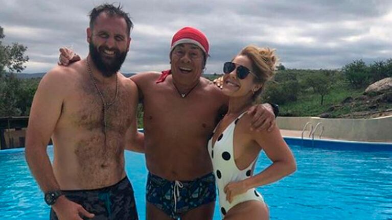 La Mona disfruta la llegada del año nuevo en familia.