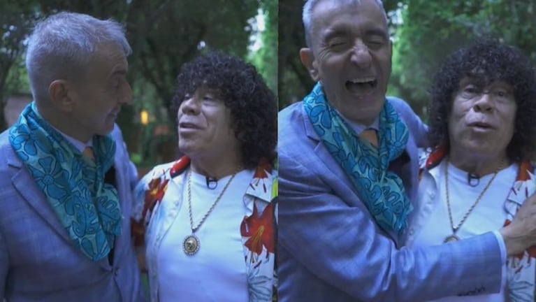 La Mona Jiménez emociona a Nelson Castro en Telenoche: anécdotas y risas inolvidables.