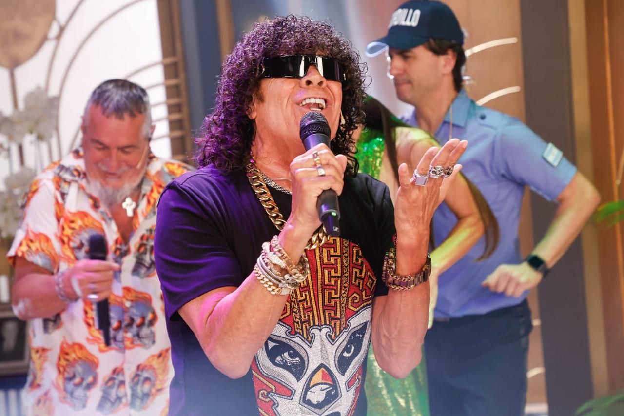 La Mona Jiménez en Almorzando con Juana.