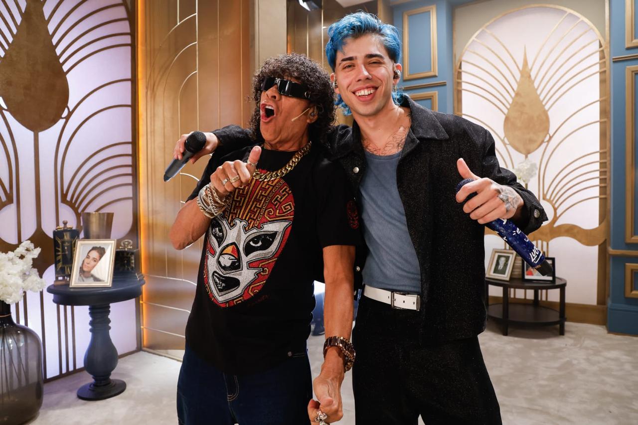 La Mona y Luck Ra juntos en Almorzando con Juana.