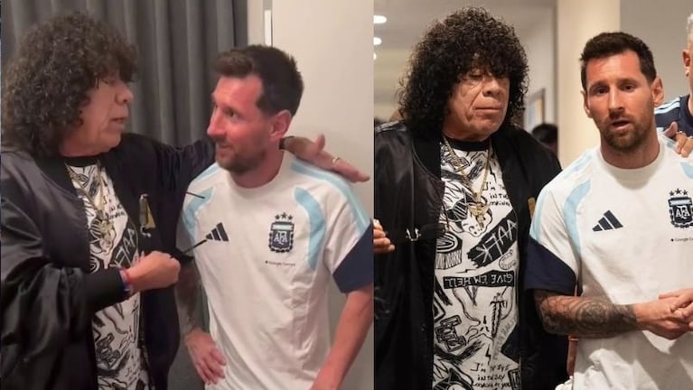 La Mona y un nuevo encuentro con Messi en la previa al segundo partido de la Selección.