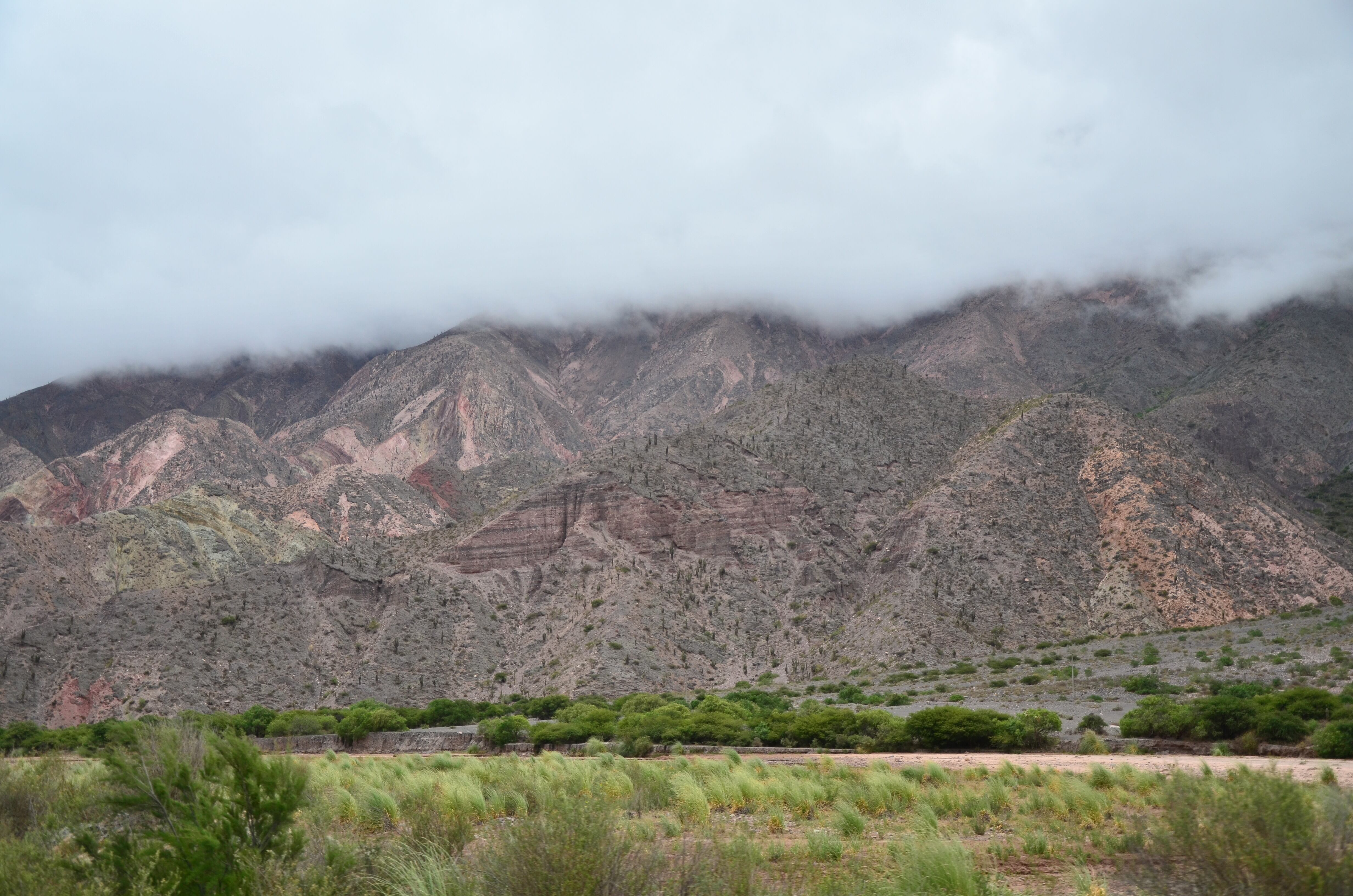 La montaña en La Quebrada de Humahuaca. Foto: Francesco Trombetta