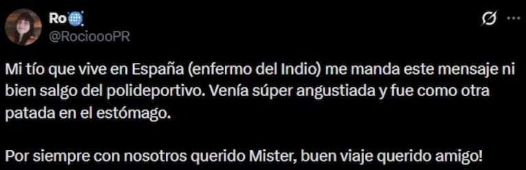 La muerte del Indio Solari causó dolor entre sus fanáticos.