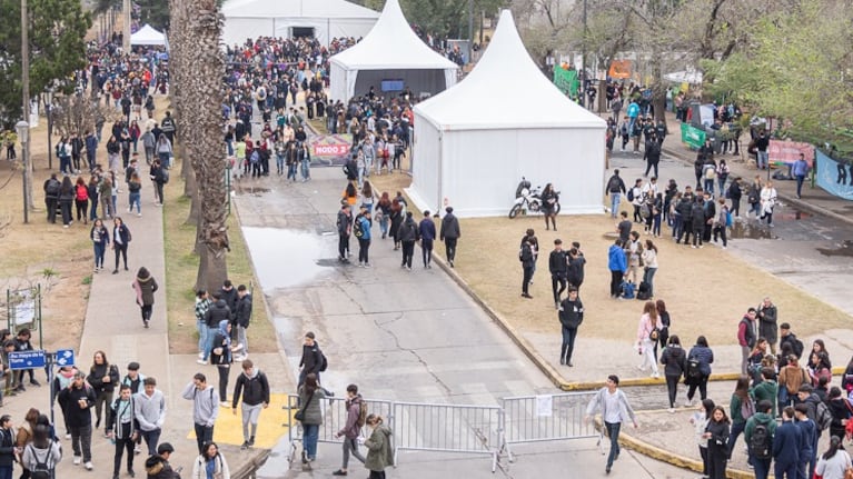 La muestra de carreras se realiza todos los años en la Ciudad Universitaria.