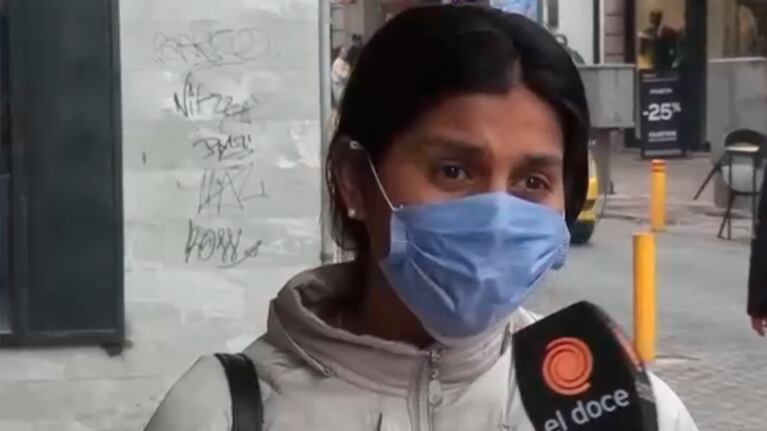 La mujer aseguró que su situación es crítica.