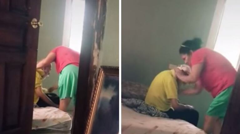 La mujer conmovió a todos en las redes sociales.