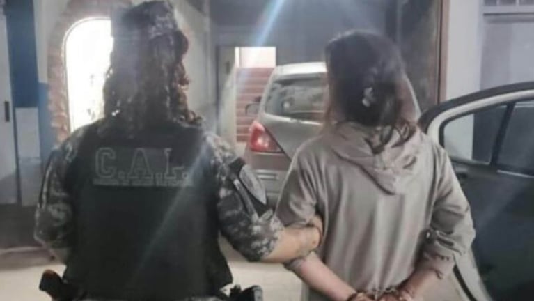 La mujer de 44 años quedó detenida.