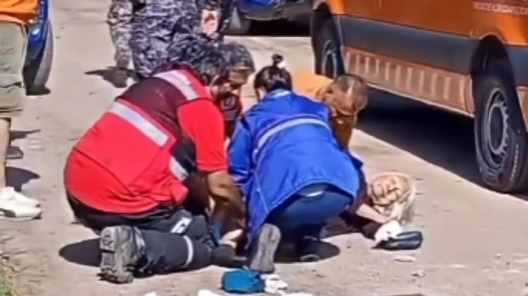 La mujer de 82 años sufrió heridas por el ataque de un pitbull en Villa Allende. (Captura de Info Villa Allende)