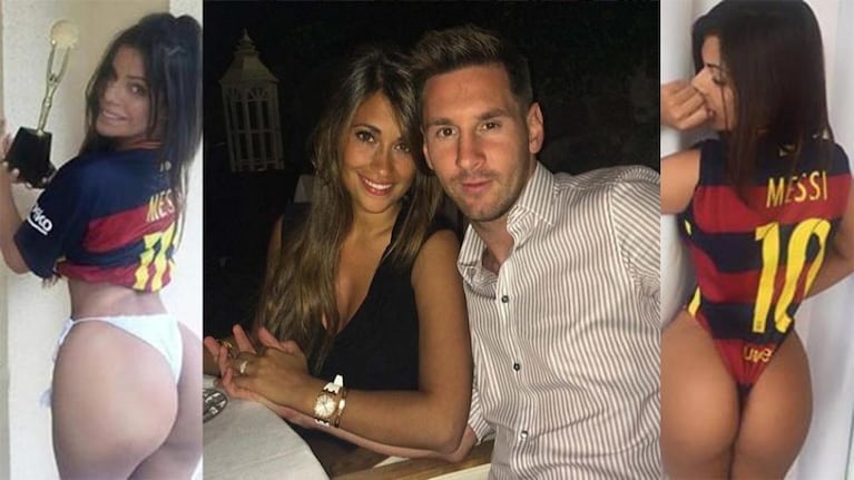 La mujer de Messi bloqueó la cuenta de la brasilera fan de Leo. 