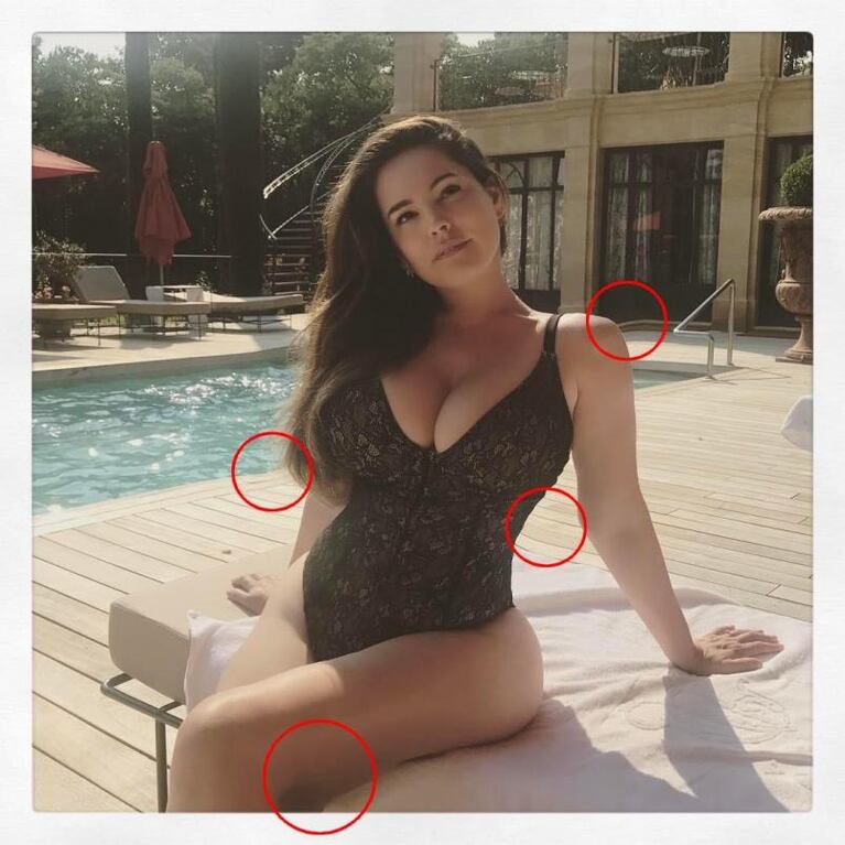 "La mujer del cuerpo perfecto" se abusó con el Photoshop