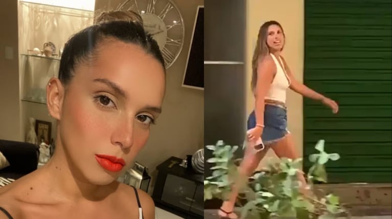 La mujer detenida en Brasil por gestos racistas.