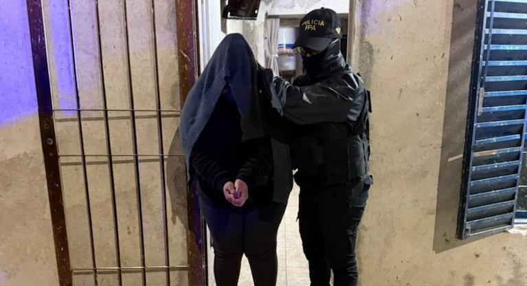La mujer detenida tenía el búnker en barrio Parque Las Rosas.