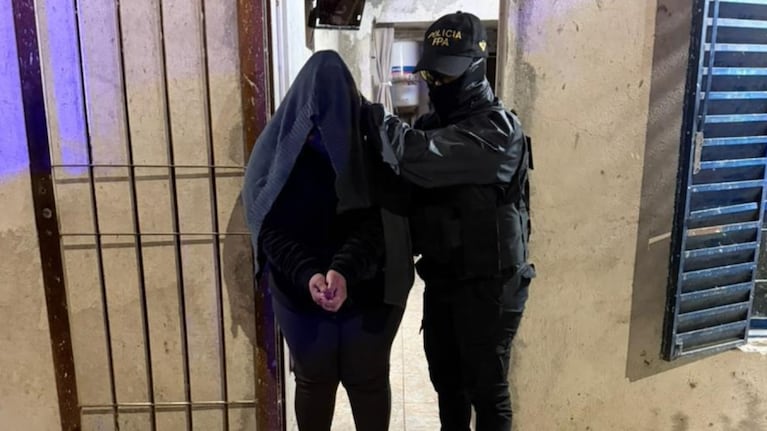 La mujer detenida tenía el búnker en barrio Parque Las Rosas.