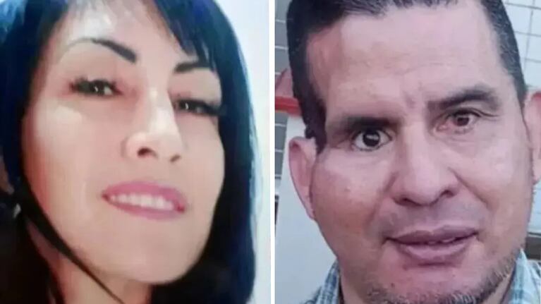 La mujer estaba con el exfutbolista cuando falleció. Imagen subida a Internet por eltrecetv.