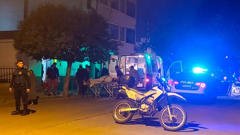 La mujer fue trasladada por un servicio de emergencias. (Foto: Villa María Ya)