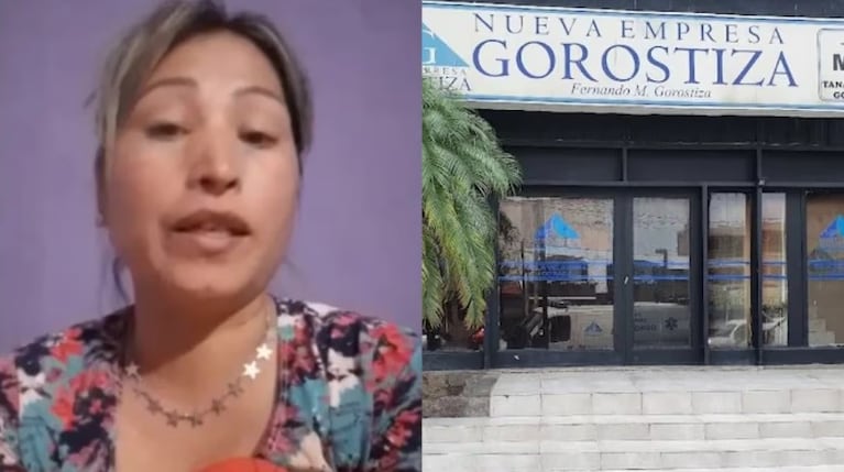 La mujer hizo un video para pedir que le devuelvan las fotos.