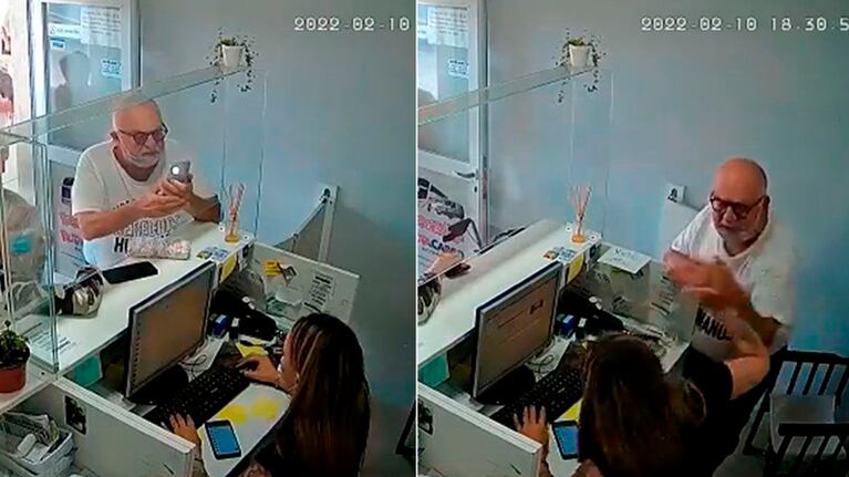 La mujer lo denunció “por lesiones leves”.