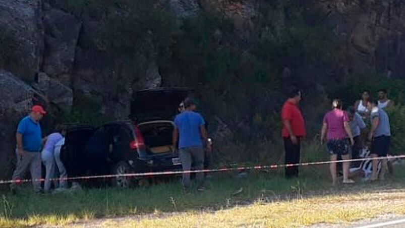 La mujer murió en el acto. Foto: Traslasierra Noticias.