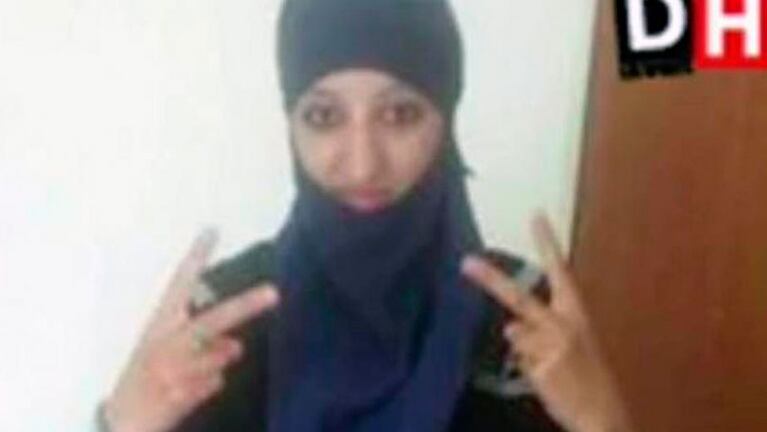La mujer yihadista se inmoló antes de ser atrapada.