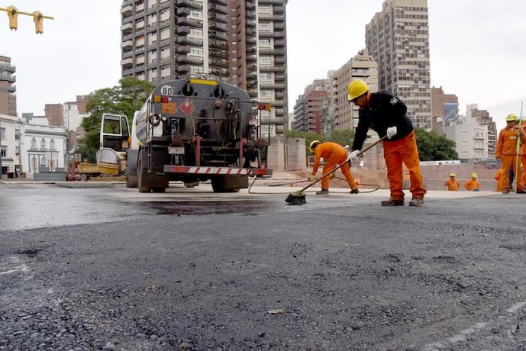 La Municipalidad continúa con obras de pavimentación