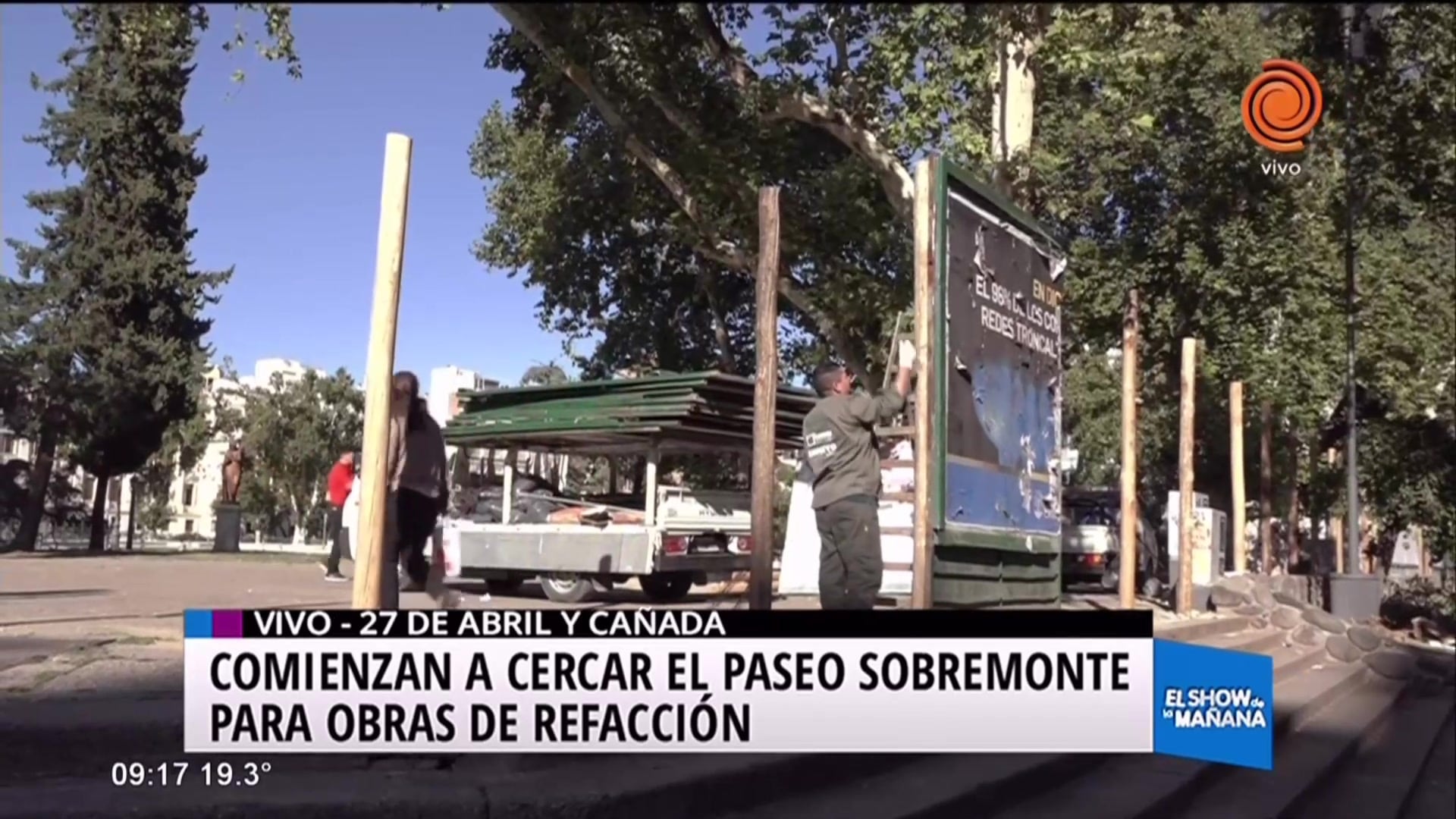 La Municipalidad refaccionará el Paseo Sobremonte