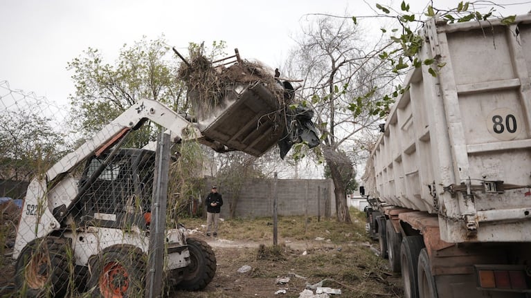 La Municipalidad retiró 34 toneladas de basura en barrio Observatorio.