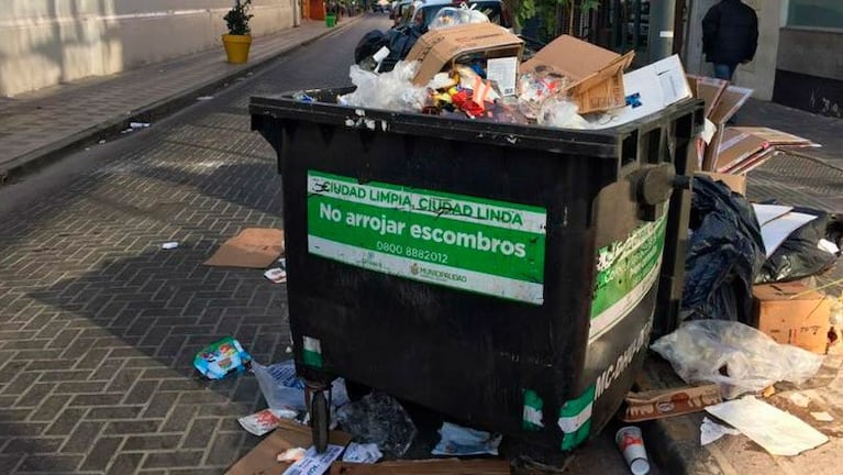 La Municipalidad solicitó a los vecinos que no saquen la basura a la calle