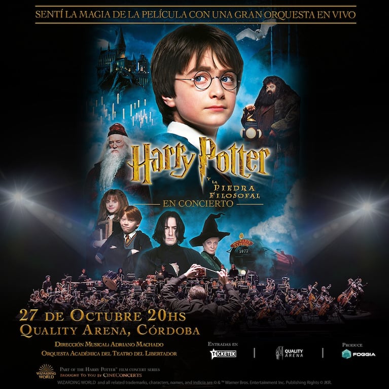 La música de Harry Potter llega al Quality Arena con un concierto imperdible