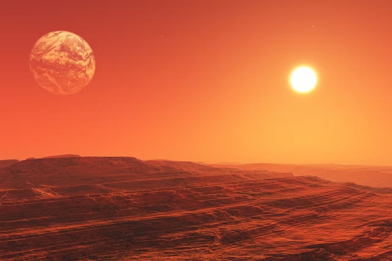 La Nasa encuentra indicios de vida en una roca del planeta rojo.
