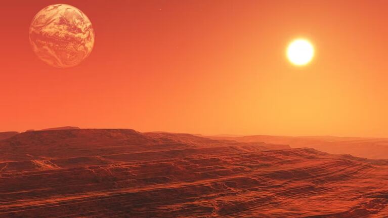 La Nasa encuentra indicios de vida en una roca del planeta rojo.