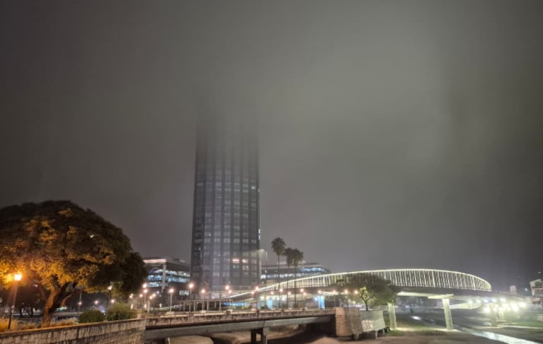 La neblina complicó la visibilidad en varias zonas de Córdoba.