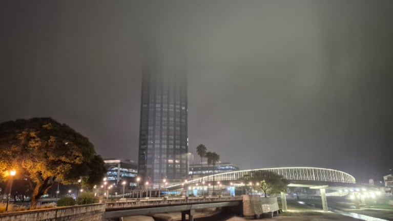 La neblina complicó la visibilidad en varias zonas de Córdoba.