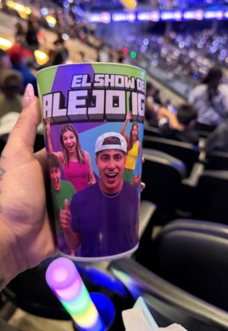 La nena cumplió un sueño.