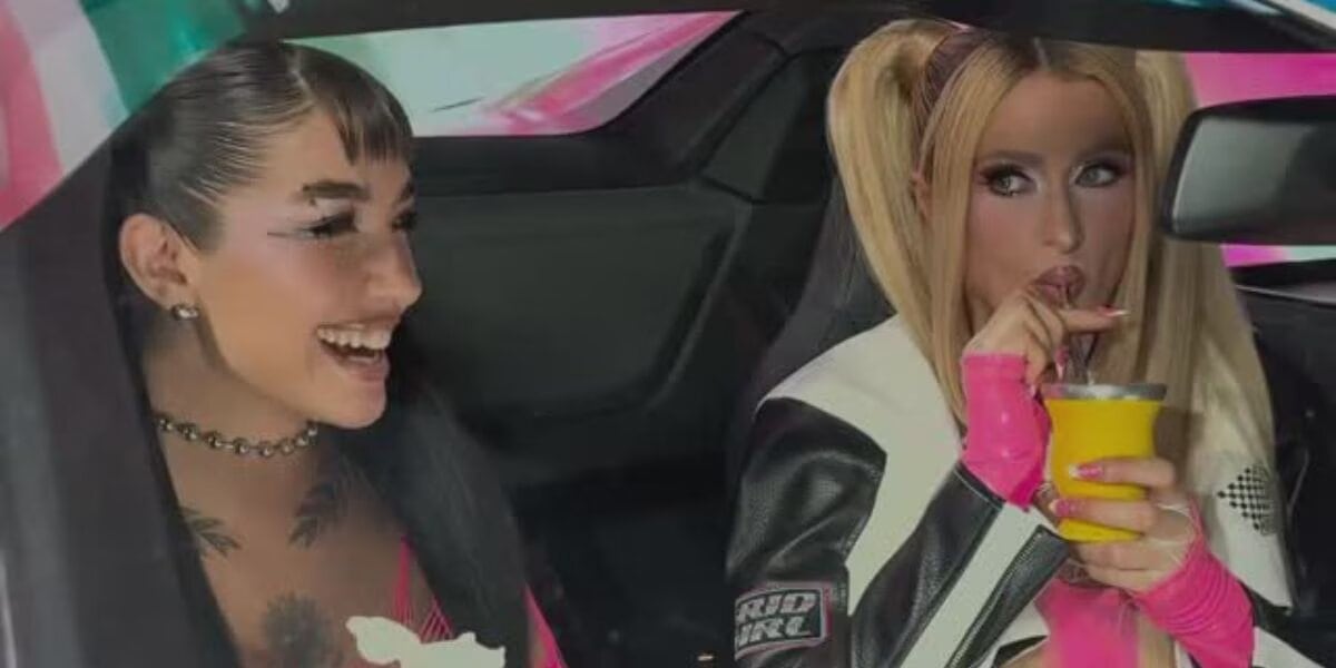 La "Nena de Argentina" le dio mate por primera vez a Paris Hilton. (Foto: captura video TikTok/@mariabecerra_22)