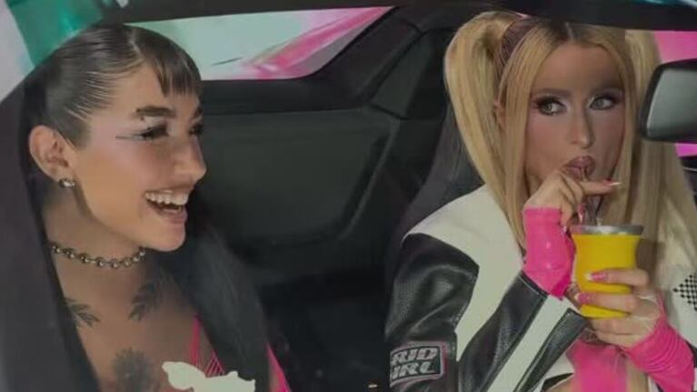 La "Nena de Argentina" le dio mate por primera vez a Paris Hilton. (Foto: captura video TikTok/@mariabecerra_22)
