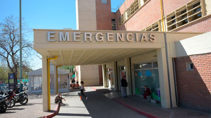 La nena fue asistida en el Hospital de Niños. Foto: Lucio Casalla/El Doce.