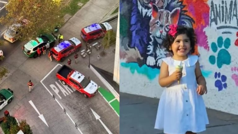 La nena murió tras caer del balcón del departamento de su papá.