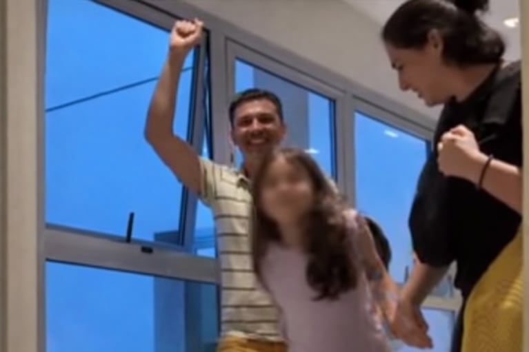 La nena vuelve a su casa en San Luis tras recuperarse en Córdoba.