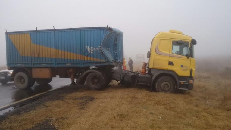 La niebla causó un accidente fatal 