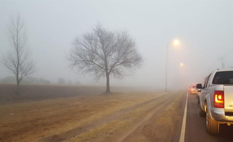 La niebla podría complicar el tránsito durante la mañana del lunes.
