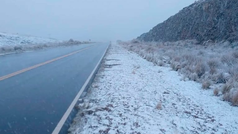 La nieve en las Altas Cumbres.