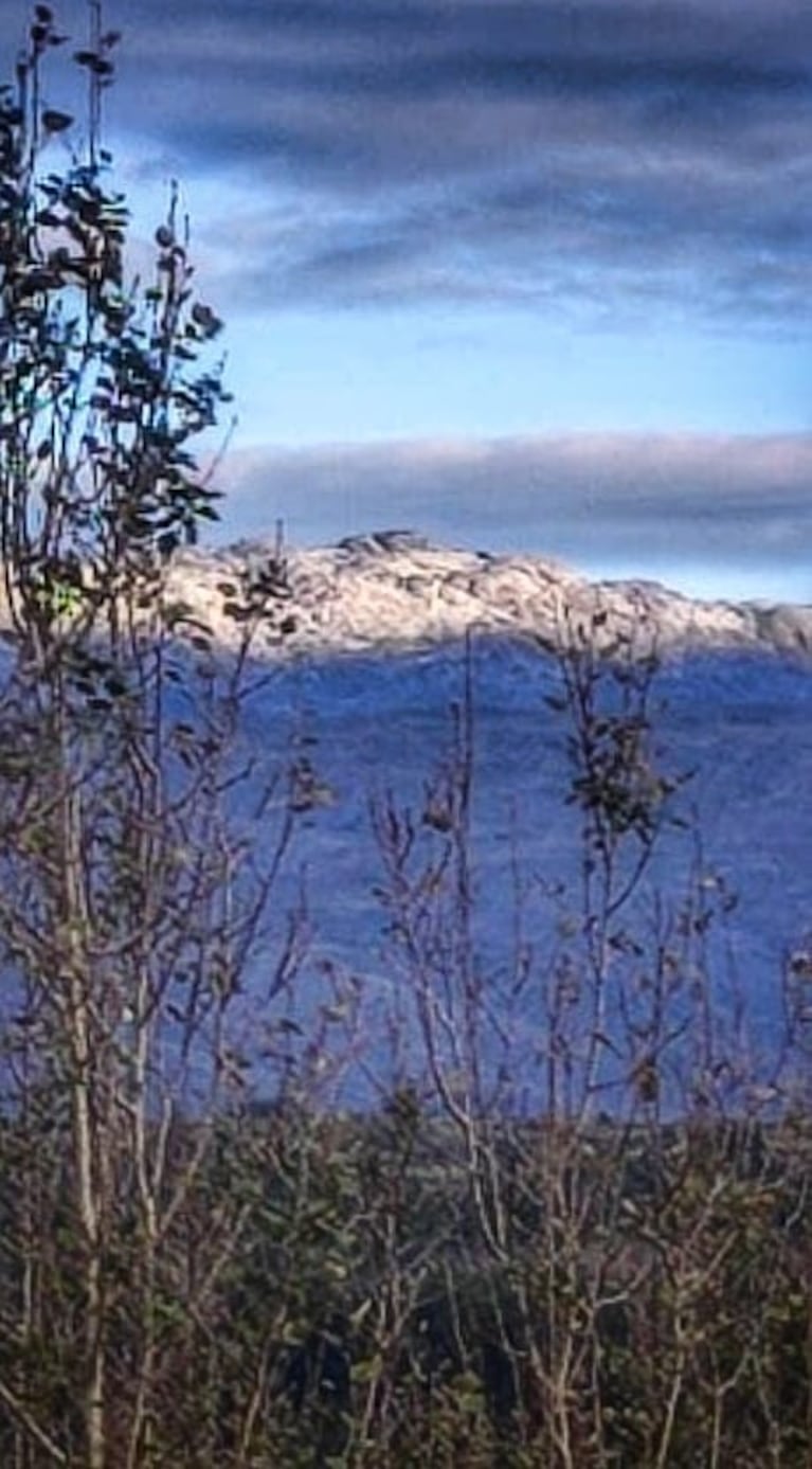 La nieve llega tras varios días de frío y humedad.