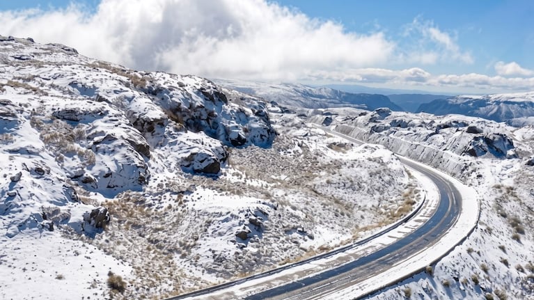 La nieve volvería a Córdoba con todo su esplendor.